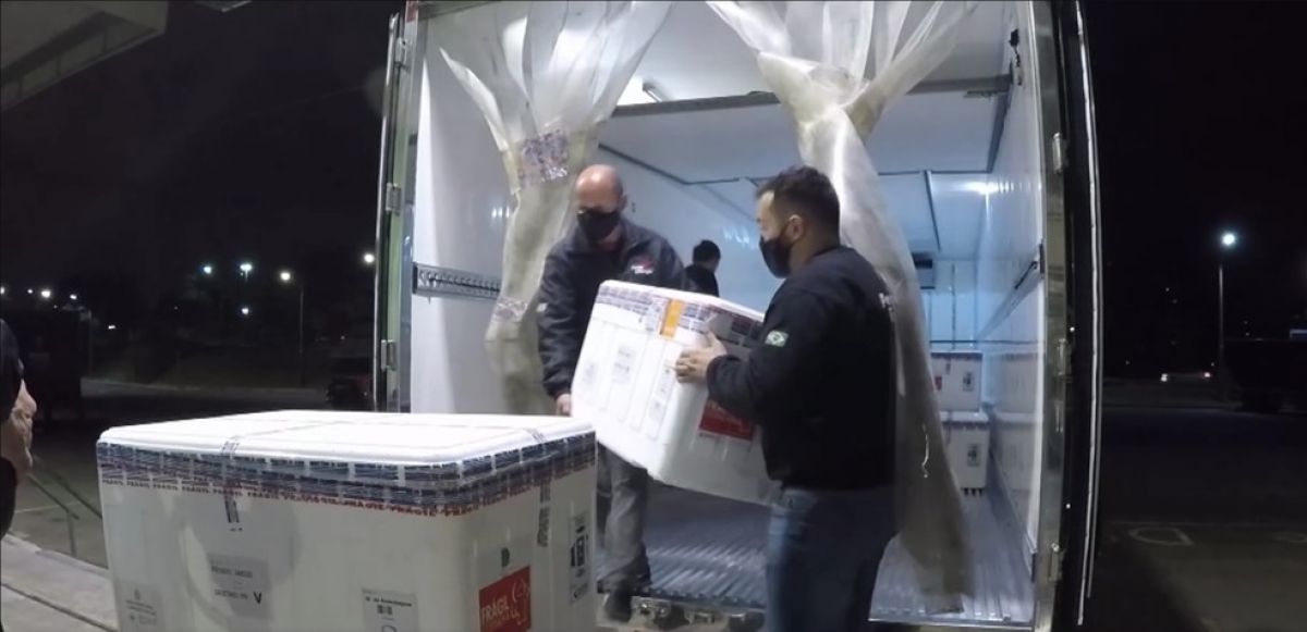 Paraná Recebe Lote Com 368 Mil Doses de Vacinas Contra a Covid-19